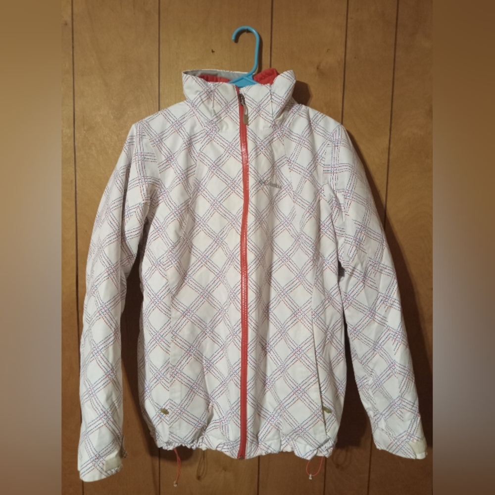 Columbia Interchange Jacket Omni-heat Thermal Reflective White Size Medium